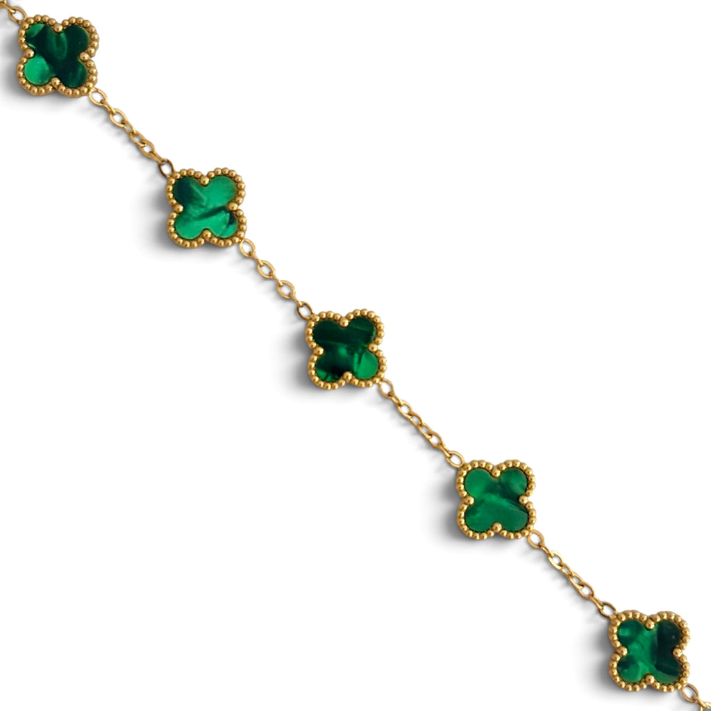Bracelet trèfle [VERT]