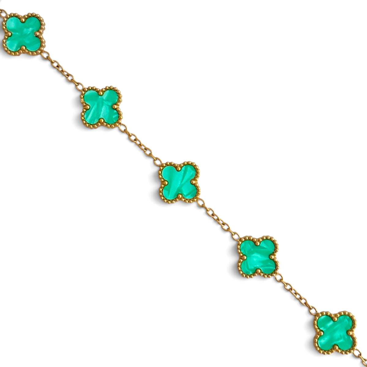 Bracelet trèfle [MENTHE]