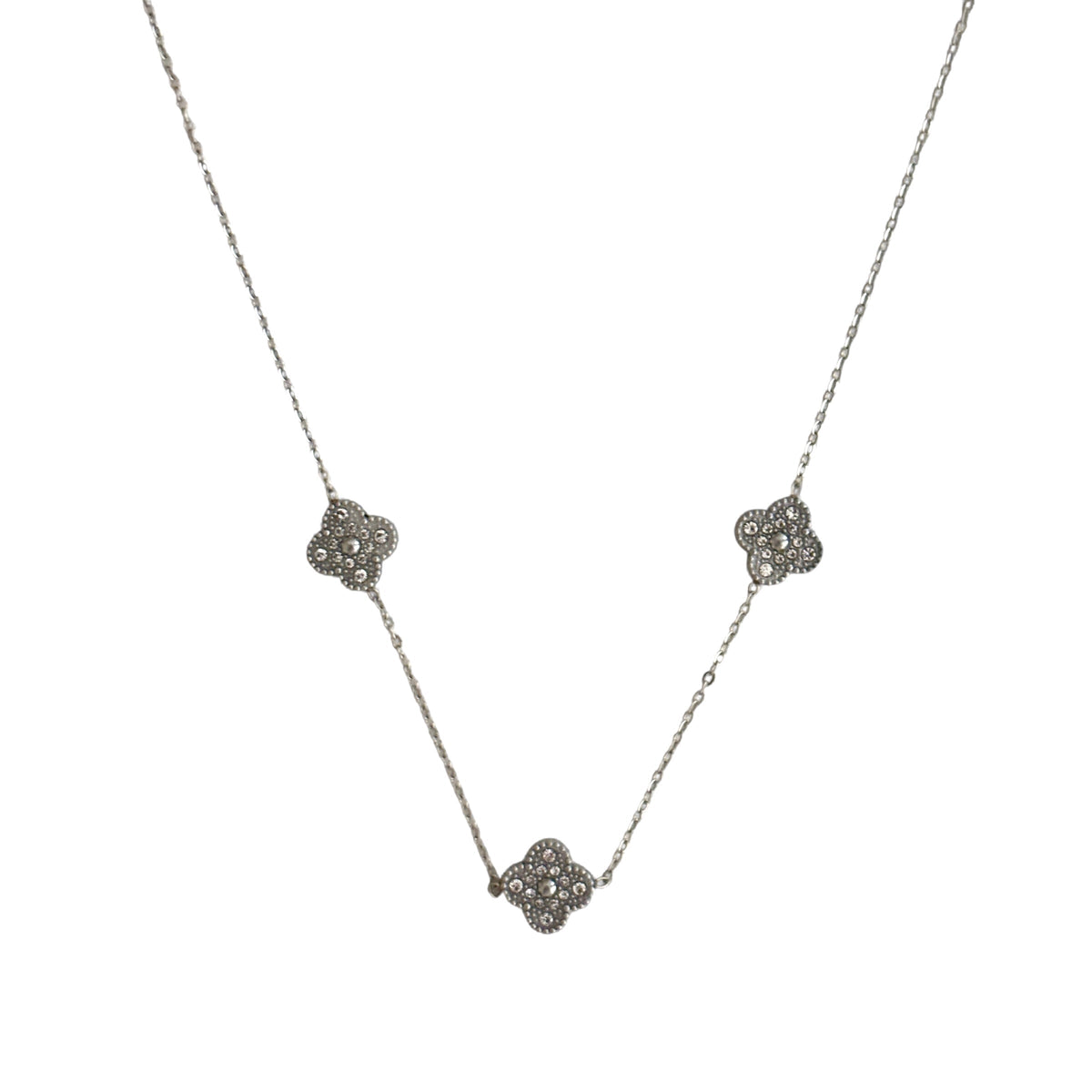 Collier trèfle [ARGENT]