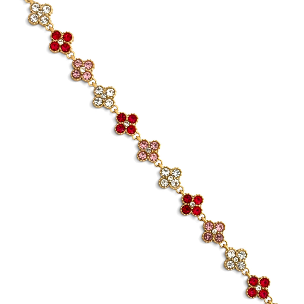 Bracelet Flower [ROUGE]