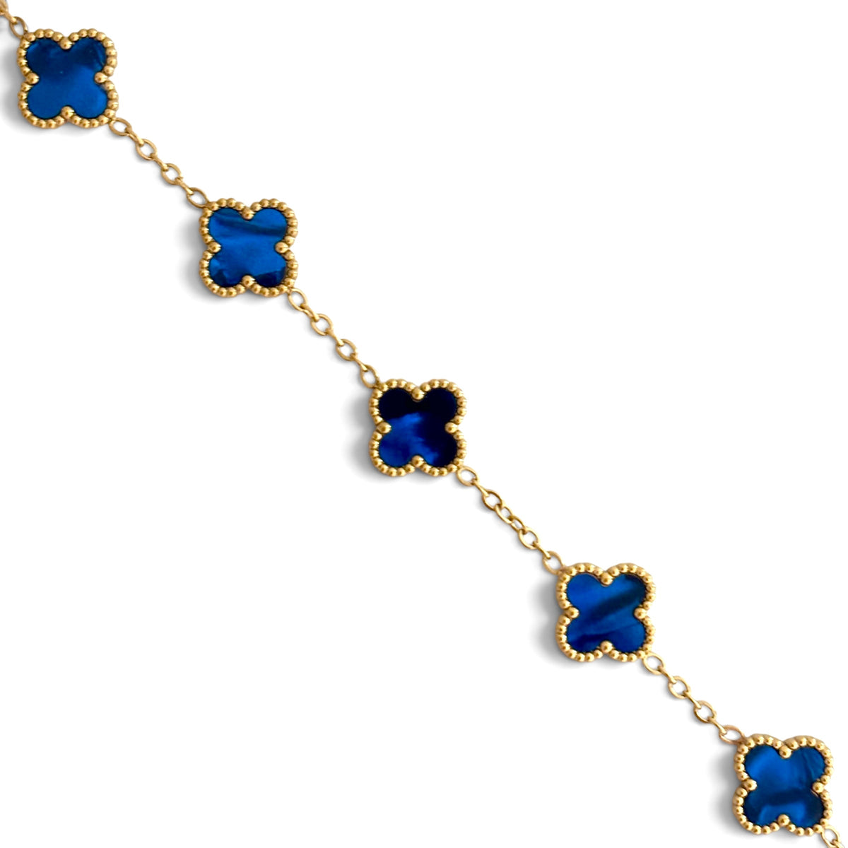 Bracelet trèfle [MARINE]