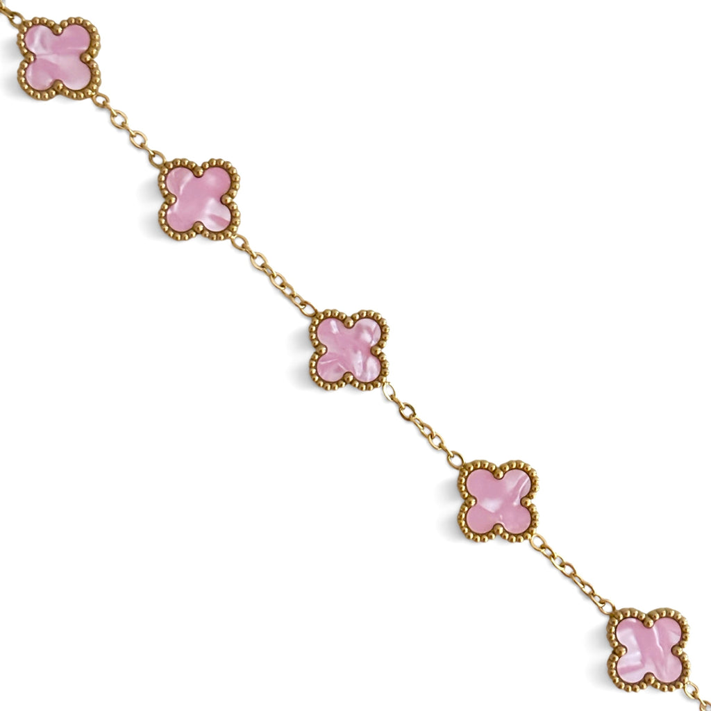 Bracelet trèfle [ROSE]