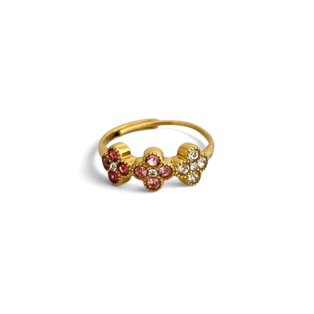 Bague Flower ajustable [ROSE]