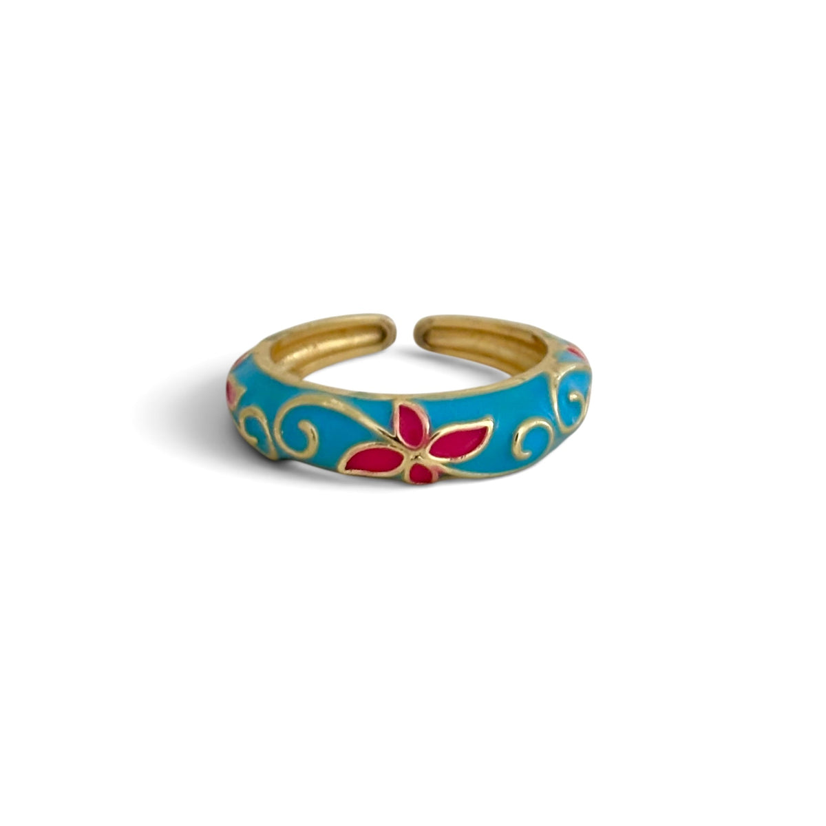 Bague Thaïlandaise [BLEU]